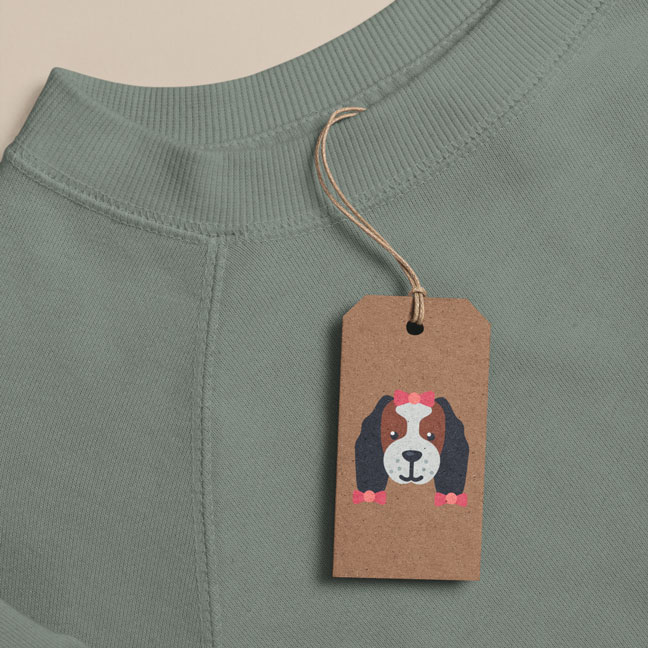 Sweatshirt Hangtag